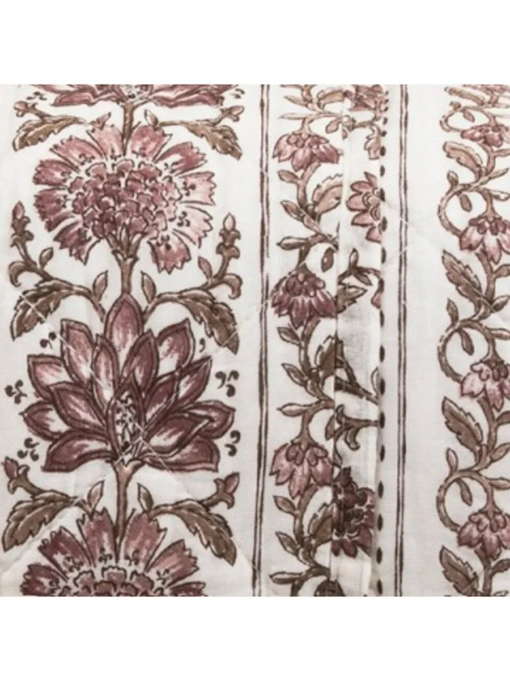 RACHEL ZOE Cotton Annatol Floral Quilt Set